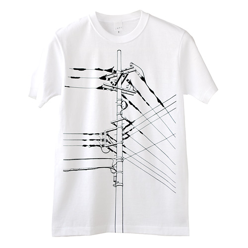 Tシャツ「電信柱」